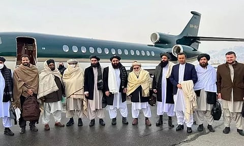 Taliban delegation in Oslo faces protests by Afghans