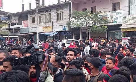 Protests continue for the second day in Nagaon