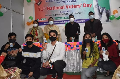12th National Voters' Day 2022 celebrated in Lakhimpur