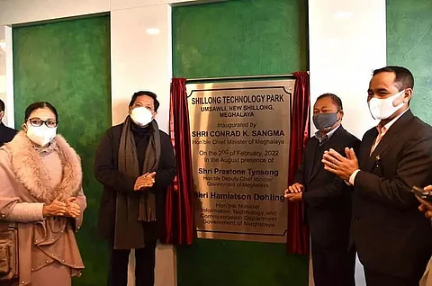 CM Conrad K Sangma inaugurates Shillong tech park