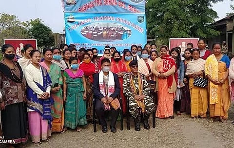 Sashastra Seema Bal conducts free training programme on tailoring and stitching