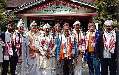 Newly-constituted executive body of Chutia Yuva Sanmilan takes oath