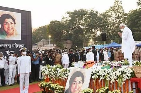 PM Narendra Modi pays last respects to his 'Badi Didi'