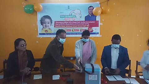 Cachar DC Keerthi Jalli inaugurates Mission Indradhanush