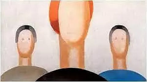 'Bored Of His Job' Security Guard Ruins Rs 7.47 Cr Painting After Drawing Eyes On Faceless Figures