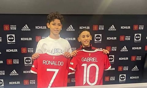 Cristiano Ronaldo Jr Follows His Father's Footsteps, Signs Deal With Manchester United