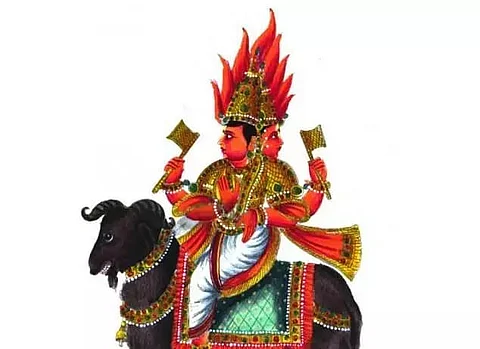 The Fire God Agni