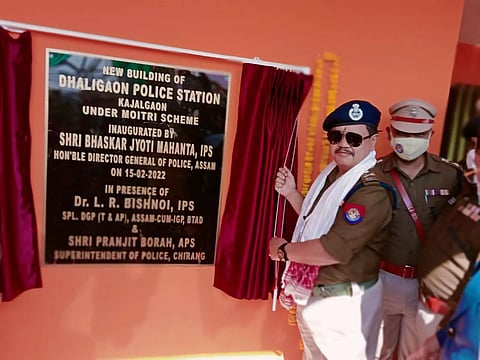 DGP Bhaskar Jyoti Mahanta inaugurates new building of Kokrajhar Police Station
