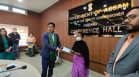 Financial assistance under Covid Widow Support Scheme in Chirang district
