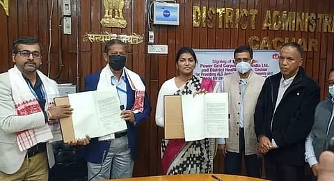 Cachar district administration signs 1.7 cr MoU with Power Grid