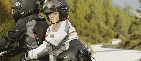 Safety rules for child pillion riders