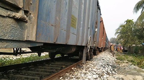 16 wagons of goods train derail in Rangapara