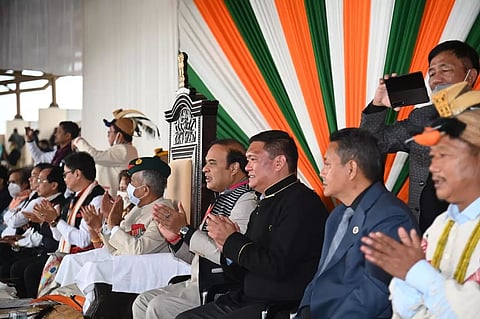 Assam CM Attends 35th Statehood Day Of Arunachal Pradesh