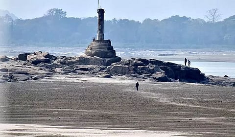 Significant drop in water level of Brahmaputra causes concern
