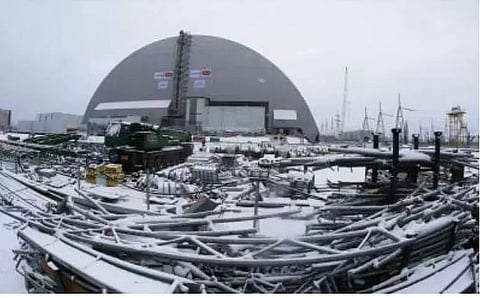 Radiation spike at Chernobyl nuclear plant caused by heavy military vehicles