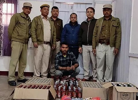Excise raid conducted in Tinsukia, one arrested