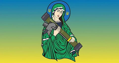 Who is Saint Javelin? Why Is The Picture Going Viral Amid Russia-Ukraine War?