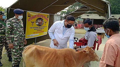 SSB Barama organized veterinary camp along Indo-Bhutan border