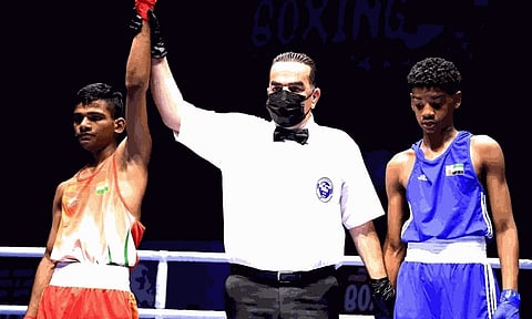Youth Indian boxer Anand Yadav Enters Quarterfinals