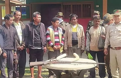 Two elephant tusks seized, 6 apprehended in Gossaigaon