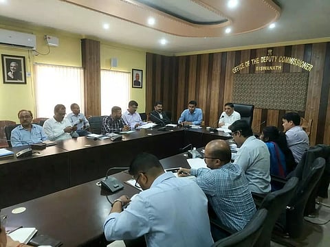 Meeting on natural calamities held in Biswanath