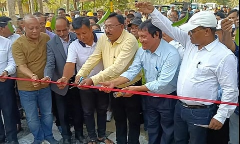 Bailey bridge over Desang River opened for public