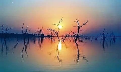 Water levels receding at Zimbabwe's Lake Kariba