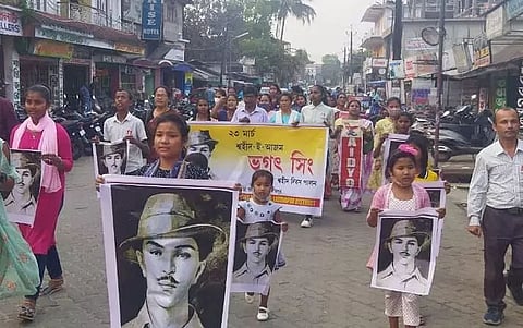 Death anniversary of Bhagat Singh observed in Lakhimpur