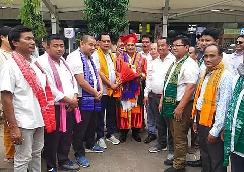 Dr. Gambaru Mushahary feted by various organizations at Bathoupuri