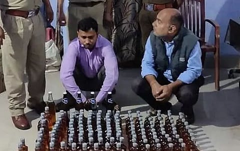 Excise raid conducted; liquor seized in Tinsukia