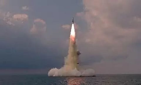 Satellite imagery shows 'unusual movement' of N Korean ballistic missile sub
