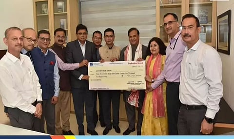 NRL presents Rs 95.63-crore dividend to Assam Government