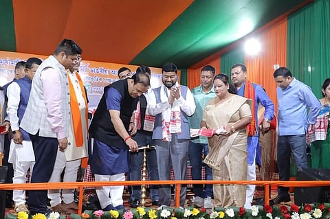 CM Himanta Biswa Sarma distributes ambulances to TEs, assures hospital modernization