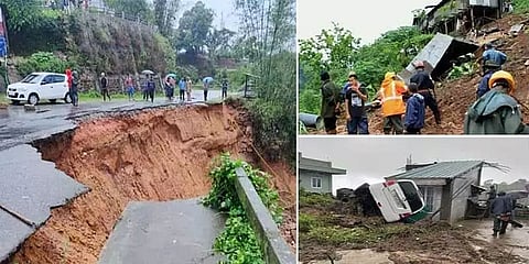 Two killed as landslides hit Meghalaya