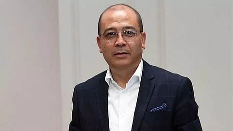 Speaker Metbah Lyngdoh takes stock of work on new Assembly building