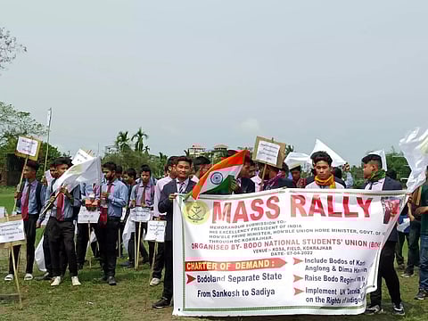 BoNSU starts Bodoland state movement in Kokrajhar