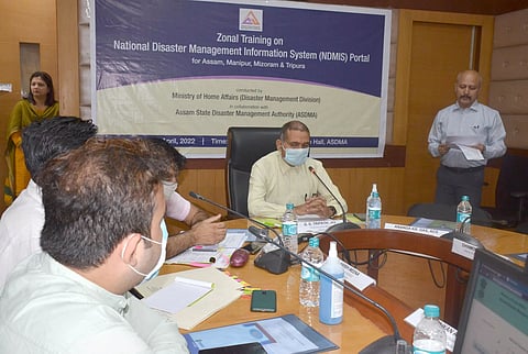 National Disaster Management Information System (NDMIS) training drive conducted in Guwahati
