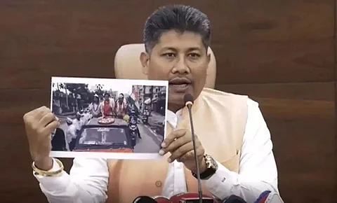 GMC Polls: Pijush Hazarika Slams AAP Leader Atishi For Placing Broom On 'Jaapi'