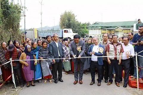 Meghalaya Chief Minister Advisor Lambor Malngiang inaugurates internal village road