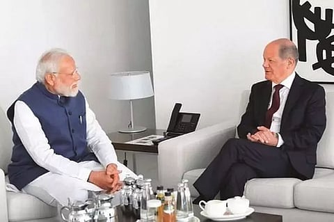 PM Narendra Modi, Olaf Scholz discuss strategic partnership, global developments
