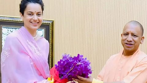 Bollywood actress Kangana Ranaut feels 'inspired' after meeting UP CM Yogi