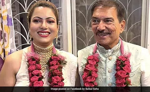 Ex-Cricketer Arun Lal Ties Knot With Bulbul Saha