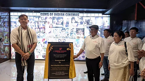 Rinchin Kharu Rijiju inaugurated Carnival Chakang Cinemas in Naharlagun