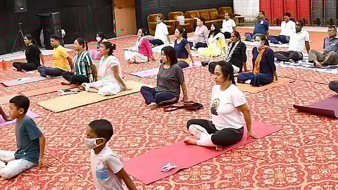 Countdown of International Yoga Day begins in Guwahati city