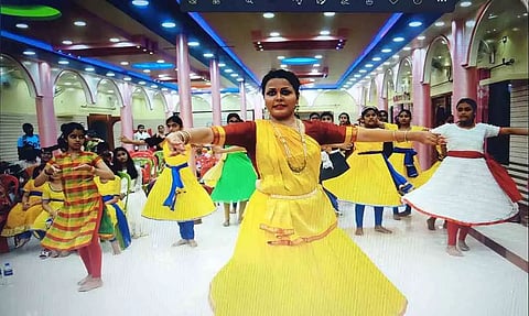 Workshop on Kathak dance held at Kalibari Auditorium in Dhubri