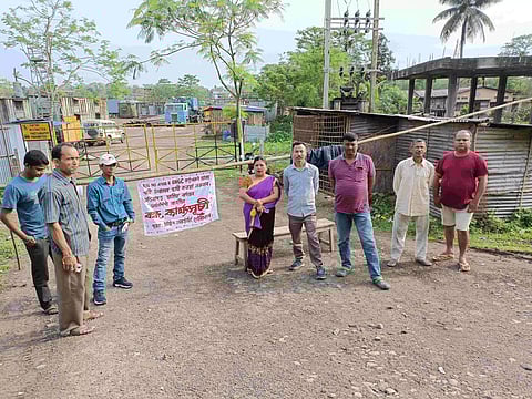 Blockage of drainage system leads to water logging in Sivasagar district