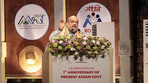 Union Home Minister Amit Shah lays foundation stone of several development projects