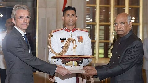 Envoys of Five Nations Present Credentials To President Ram Nath Kovind