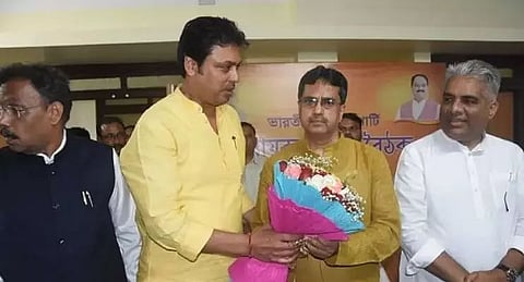 Biplab Kumar Deb quits, Manik Saha to be new Tripura Chief Minister