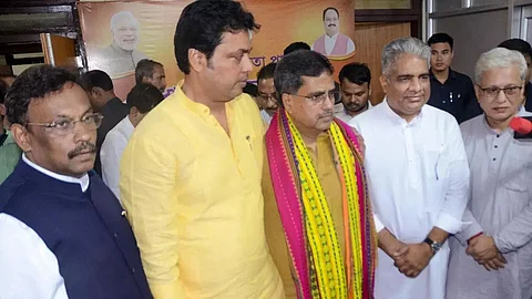Tripura BJP President Manik Saha sworn in as Tripura Chief Minister